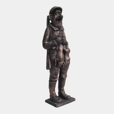 Sculpture Bronze Chasseur