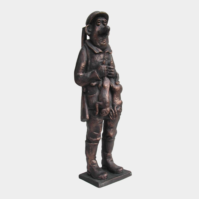 sculpture Bronze Chasseur