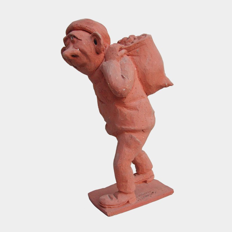 sculpture Terracotta Coal dealer